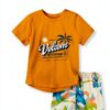 B VOL Boys Swim Set Quick Dry Adjustable Waistband-1