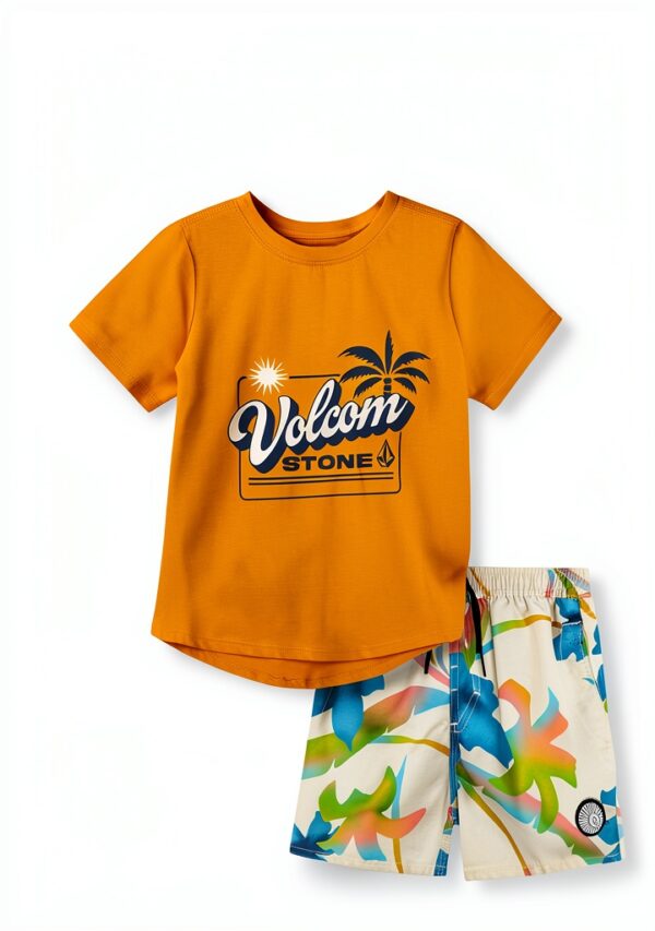 B VOL Boys Swim Set Quick Dry Adjustable Waistband-1