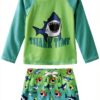 Baby Boys Rash Guard Swim Set UPF 50 Sun Protection-0