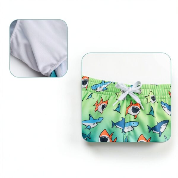 Baby Boys Rash Guard Swim Set UPF 50 Sun Protection-3
