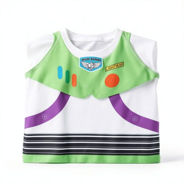 Bentex Toy Story Boys UPF 50 Swim Set Rash Guard Shorts-2