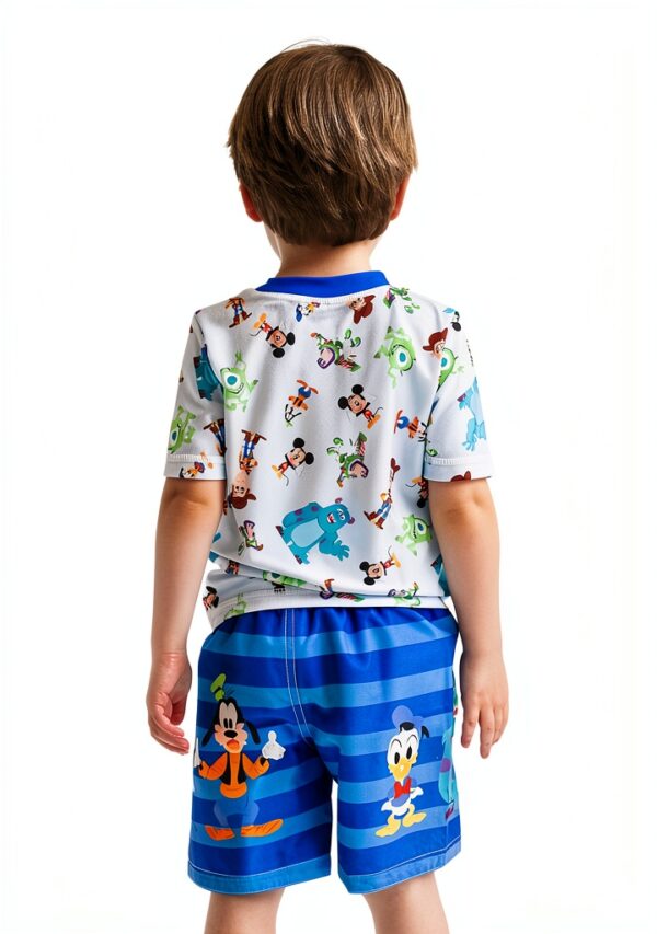 Bentex Disney Boys Rash Guard Set UPF 50 Swimwear-5