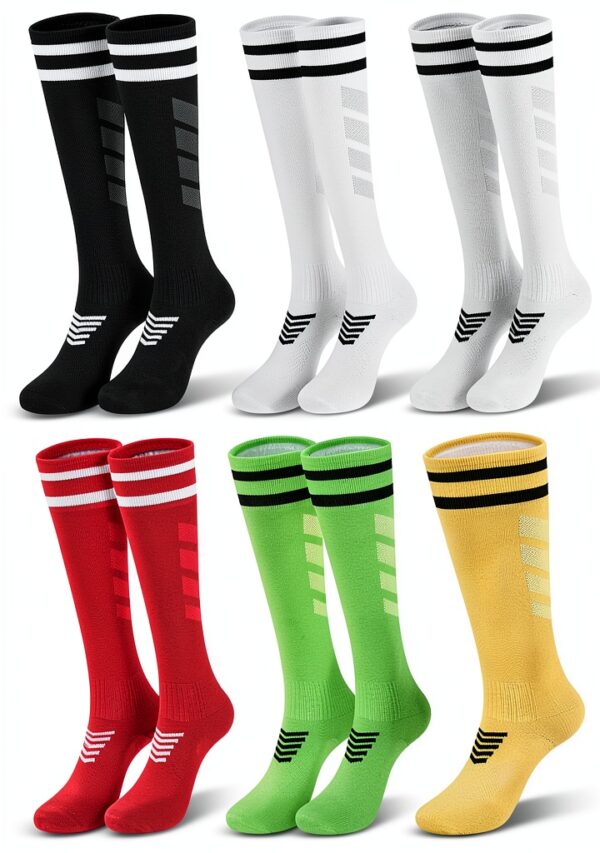 Kids Soccer Socks Polyester Spandex Youth Sports Knee High-0