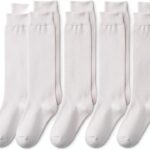 Boys Knee High Socks Cotton School Uniform 5 Pack-0