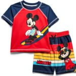 Dreamwave Disney Boys Rash Guard UPF 50+ Swim Set-0