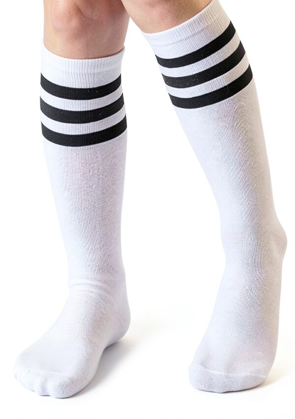 NEVSNEV Boys Knee High Socks Cotton Elastic Thick Toe-4