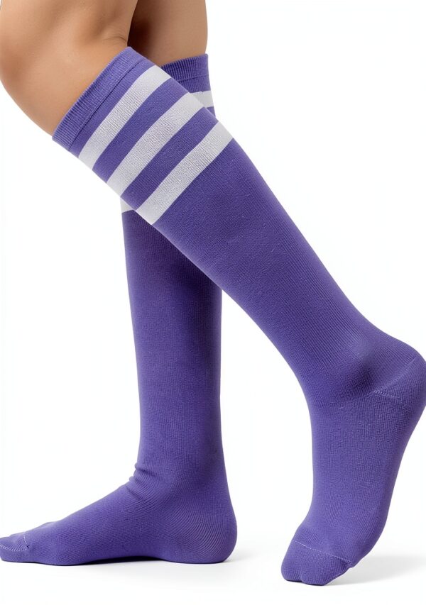 Henwarry Knee High Socks Kids Cotton Comfortable Durable-0
