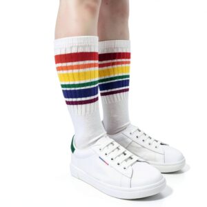 Kids Striped Socks Cotton Polyester Boys Girls 1-10 Years-0