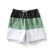 Green Family Matching Swimsuits Comfortable Quick-Dry Fabric-5