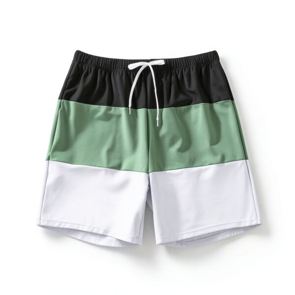 Green Family Matching Swimsuits Comfortable Quick-Dry Fabric-5