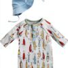 Fishing Lure Rash Guard Set Mud Pie Baby Boys Sun Protection-0