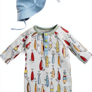 Fishing Lure Rash Guard Set Mud Pie Baby Boys Sun Protection-0