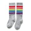Kids Striped Socks Cotton Polyester Boys Girls 1-10 Years-1