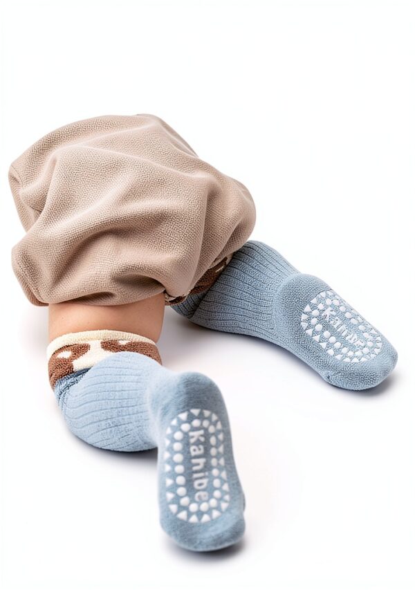 Pavo Anti Skid Knee High Socks for Toddlers Boys Girls-6