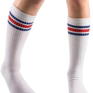 Kids Knee High Socks Unisex Child Striped Colors Sizes-0