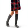 LAETAN Kids Knee High Socks Cotton Stretch School Uniform-2