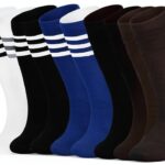 Kids Soccer Socks Cotton Knee High Sports Socks Unisex-0