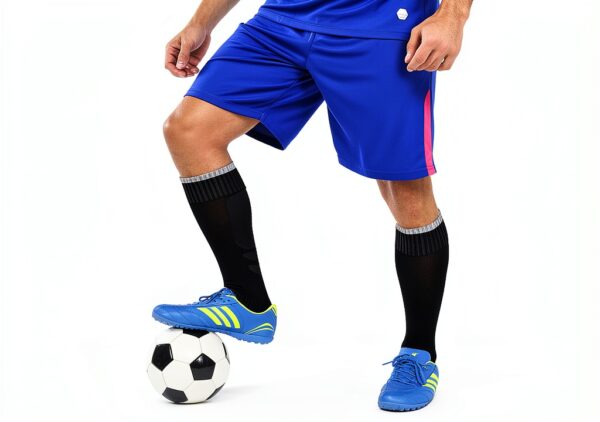 Boys Soccer Socks Imported Pull On Knee High Athletic-4