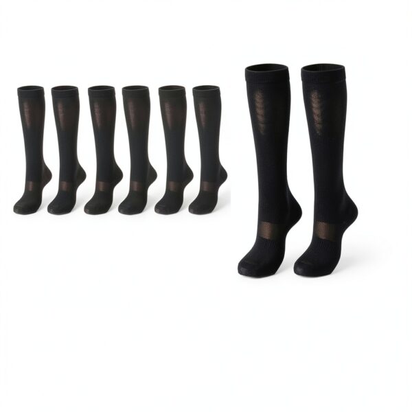 Youth Hockey Socks 3-Pack Polyester Spandex Blend Durable-1
