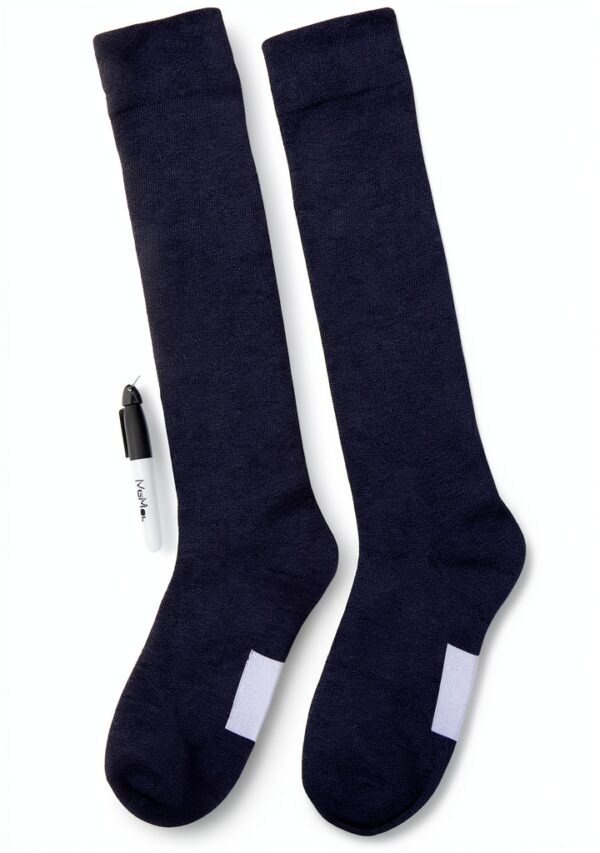 MeMoi Girls Knee High Socks Cotton Blend Name Markers-1