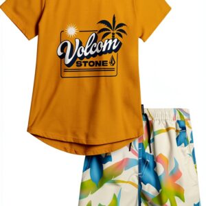 B VOL Boys Swim Set Quick Dry Adjustable Waistband-0