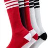 NEVSNEV Boys Knee High Socks Cotton Elastic Thick Toe-1