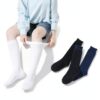 Boys Knee High Socks Cotton School Uniform 5 Pack-4