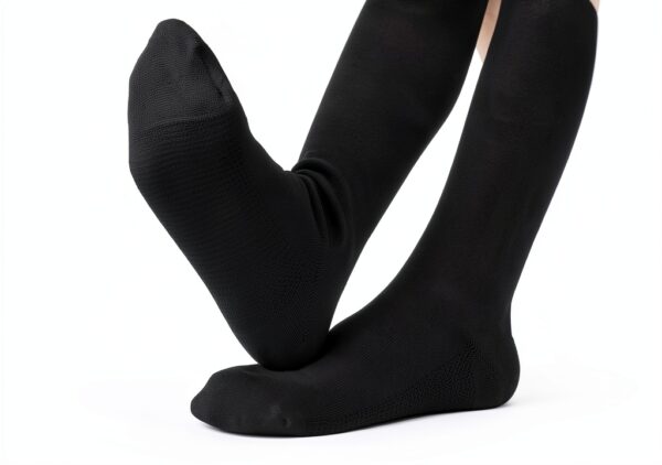 Girls Knee High Socks Soft Cotton Seamless Toe 3 Pairs-2