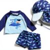 Baby Boys Rash Guard Swimsuits UPF 50 Sun Protection-0