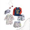 Fishing Lure Rash Guard Set Mud Pie Baby Boys Sun Protection-5