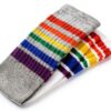Kids Striped Socks Cotton Polyester Boys Girls 1-10 Years-3