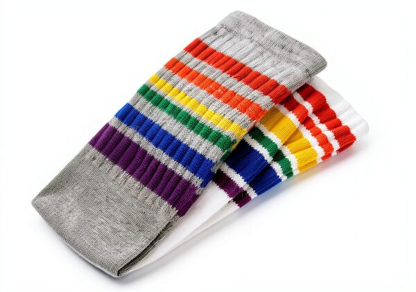 Kids Striped Socks Cotton Polyester Boys Girls 1-10 Years-3