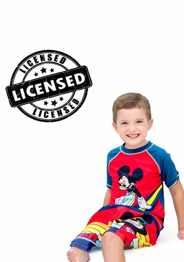 Dreamwave Disney Boys Rash Guard UPF 50+ Swim Set-2