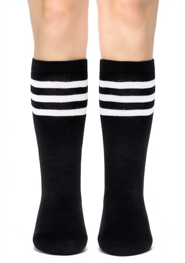 Kids Soccer Socks Cotton Knee High Sports Socks Unisex-1