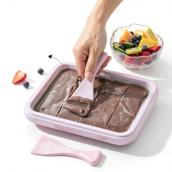 Generic Frozen Yogurt Maker Machine Stainless Steel-5