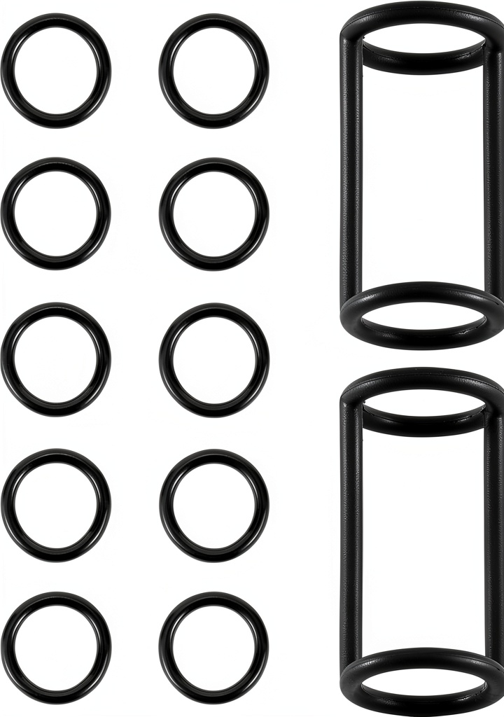 Seal rings installed inside a commercial ice cream machine