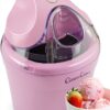 Classic Cuisine Pink 1-Quart Ice Cream Maker Compact Design-0