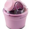 Classic Cuisine Pink 1-Quart Ice Cream Maker Compact Design-1