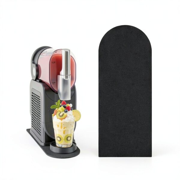 SEMONE Ninja Slushie Sliding Pad Black 7.55 x 19.68 Non‑Slip Mat-5