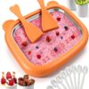 Windspeed Yellow Portable Ice Cream Maker Machine Teddy Bear Design-0