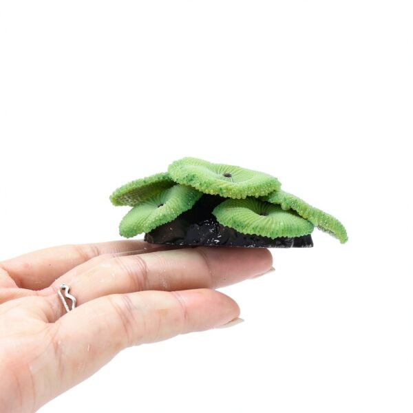Green Coral Fake Plant 3"x1" BuleVina Aquarium Ornament-2