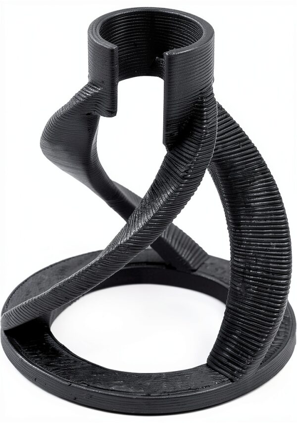 Printed Reef Coral Frag Plug Sand Stands Set of 5 (Standard, Black)-0