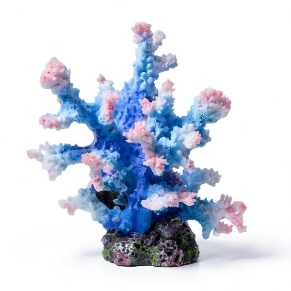 Aquarium Coral Ornament Besimple Polyresin Coral 5.7x5.1x6.3in-1