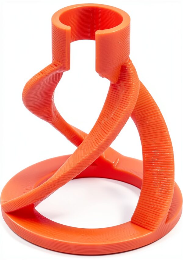 Printed Reef Coral Frag Plug Sand Stands Set of 5 Standard Orange-0