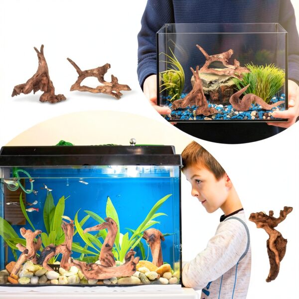 Natural Coral Driftwood Suzile 20pcs Aquarium Terrarium Branch-5