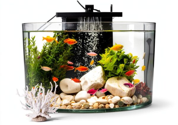 Fish Tank Fake Coral Xyembu Artificial Aquarium Decor - Black ABS-4