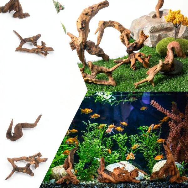Natural Coral Driftwood Suzile 20pcs Aquarium Terrarium Branch-3