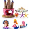 Mermaids Castle Fish Tank Decorations Calofun 28‑Pack Pink Décor-4