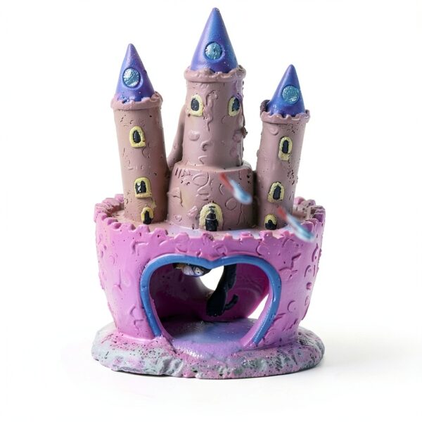 Mermaids Castle Fish Tank Decorations Calofun 28‑Pack Pink Décor-1