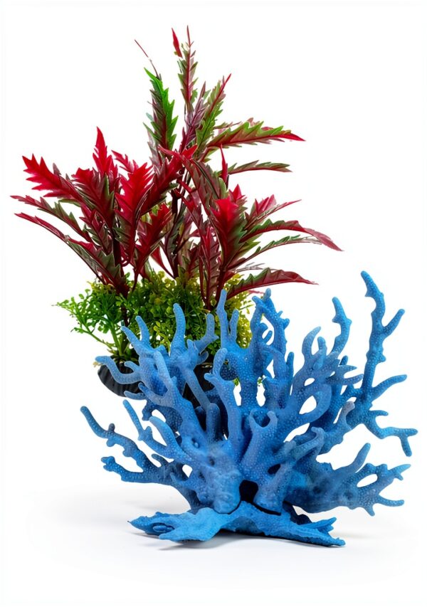 Mermaids Castle Fish Tank Decorations Calofun 28‑Pack Pink Décor-3